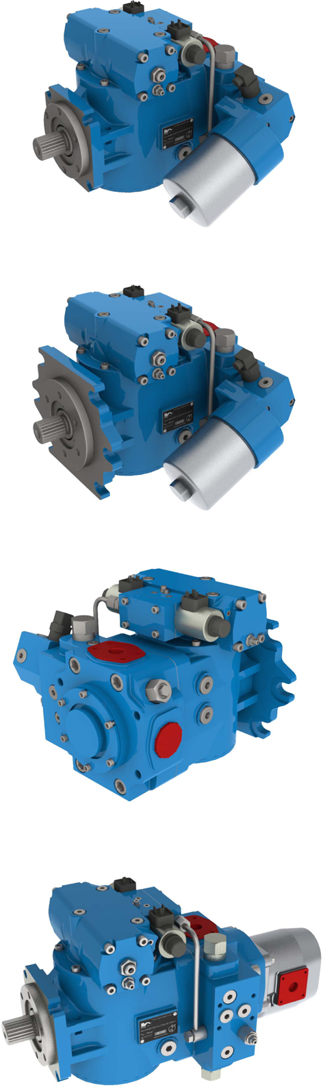 Variable pumps for closed circuit